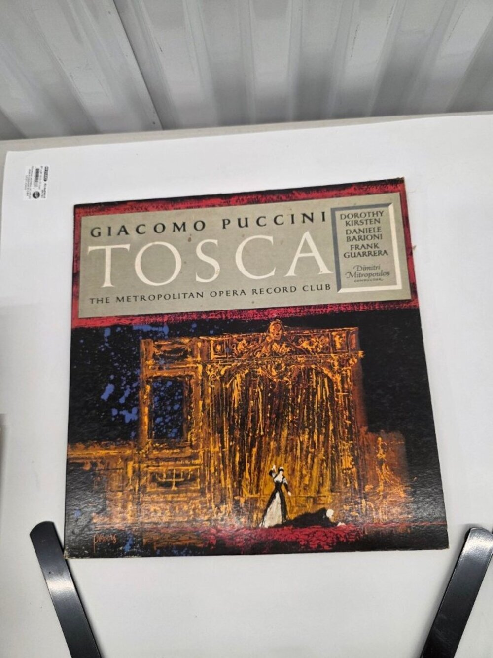 Puccini – Tosca LP Record Metropolitan Opera Club MGPA 94 Opera 33 RPM